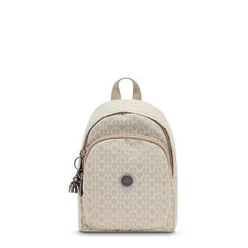 Kipling Delia Compact Printed Convertible Ryggsäck Beige | SE 1655UZ